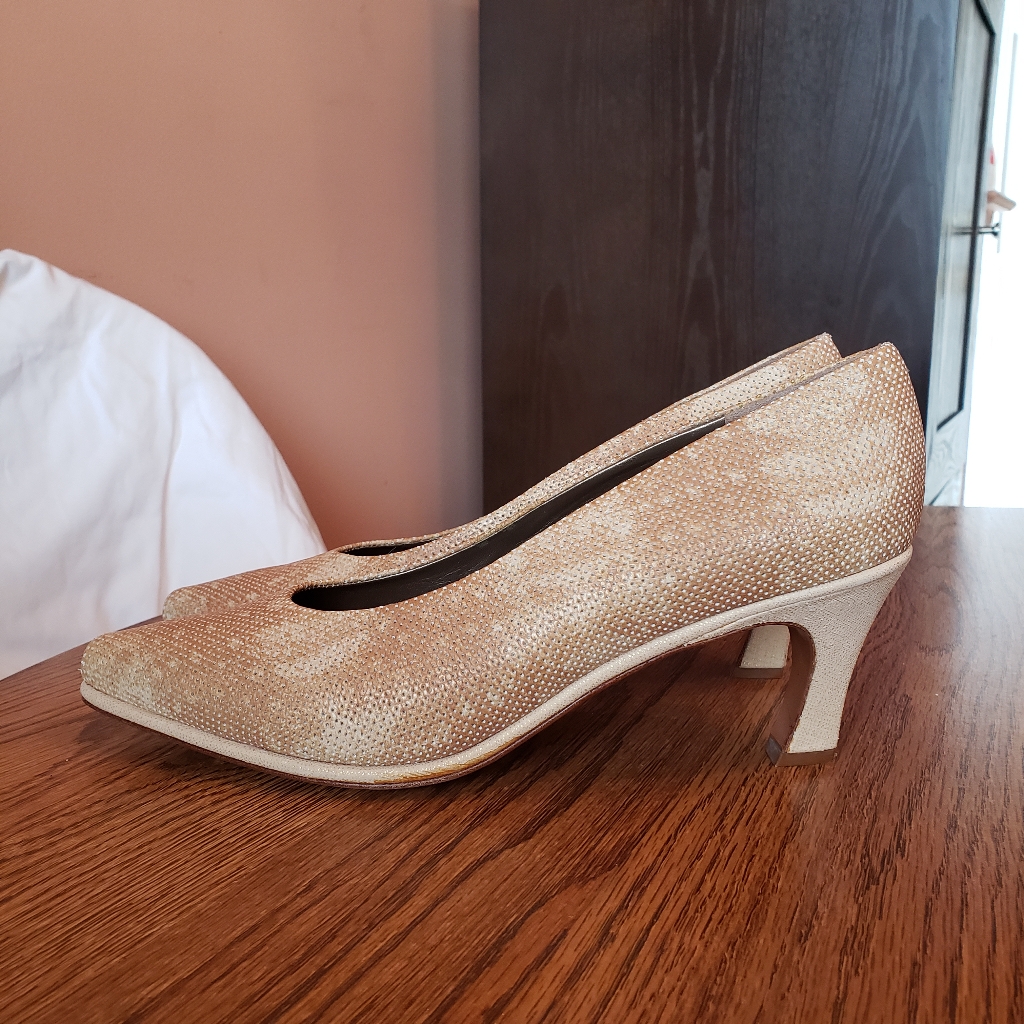 Nwt Prevata Tamara Tan Leather Pumps Heels 9 3a